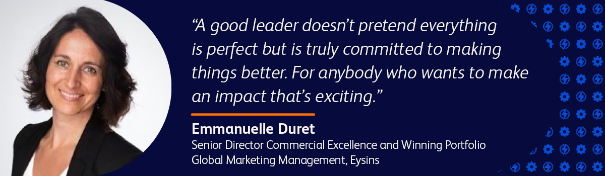 Quote from Emmanuelle Duret, Senior Director Commercial Excellence and Winning Portfolio at BD